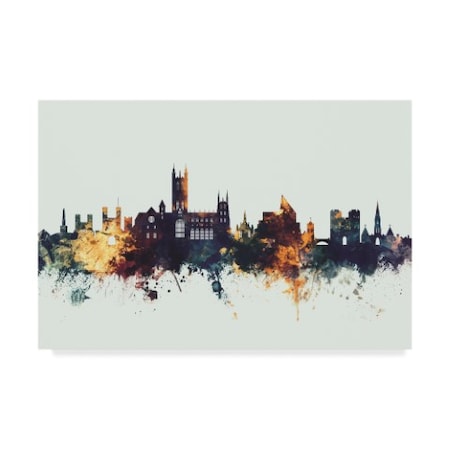 Michael Tompsett 'Canterbury England Skyline Iv' Canvas Art,16x24